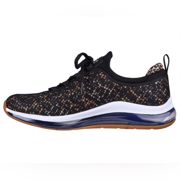 Skechers Women's Skech-Air Element 2.0 Big Energy Sneaker 6 Black leopard print - Picture 5 of 11